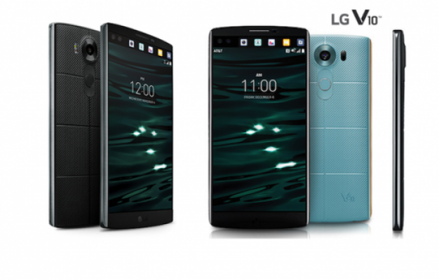 LG Unveils LG V10 2 Displays and 2 Front Cameras With 2TB External Storage