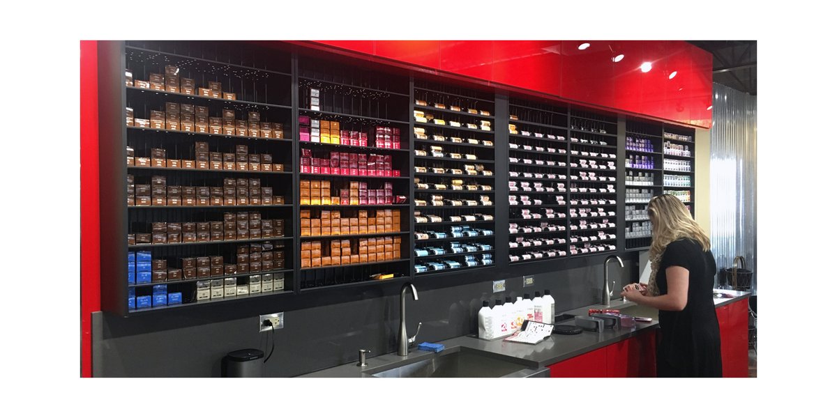 Hair Color Tube Rack